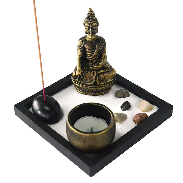 Símbolo De Buda Rocas Meditación Calma Jardín Zen Decoración Del Hogar