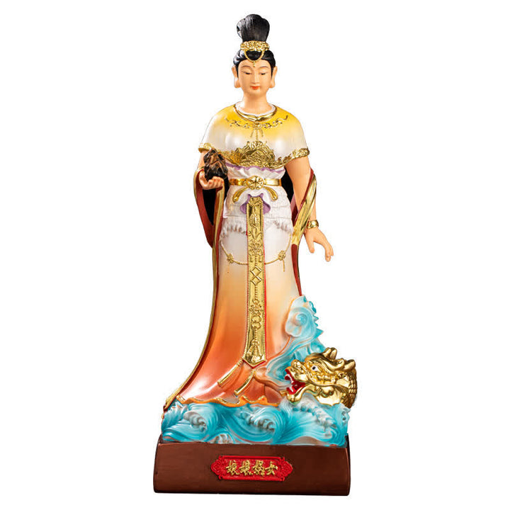 Estatua de resina de protección Bodhisattva Nuwa decoración del hogar