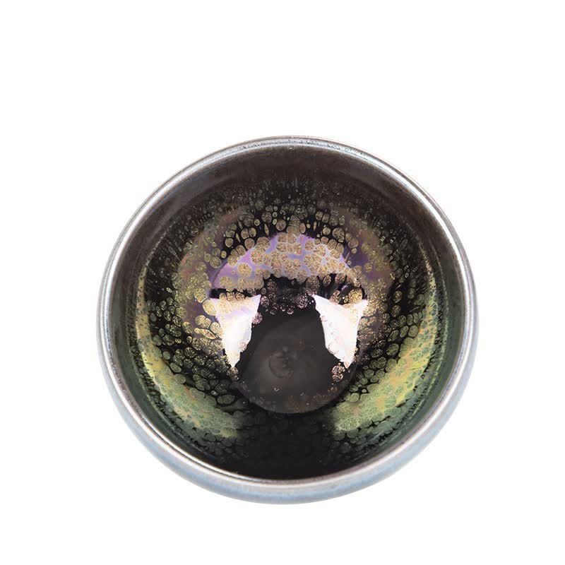 Tazas de té de cerámica vintage con Buddha Stones