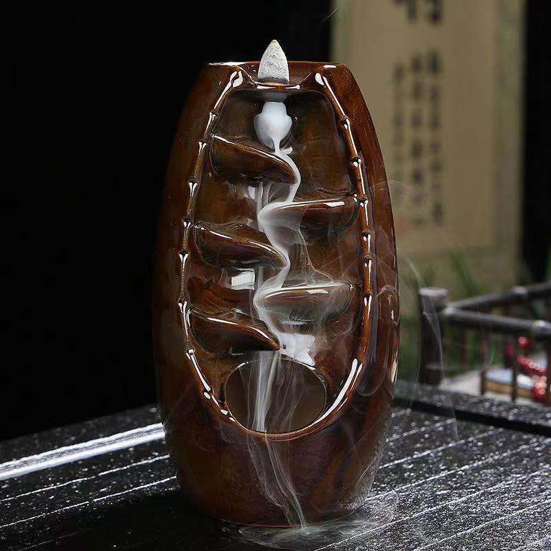 Quemador de incienso con protección de dragón tibetano, Buddha Stones , decoración