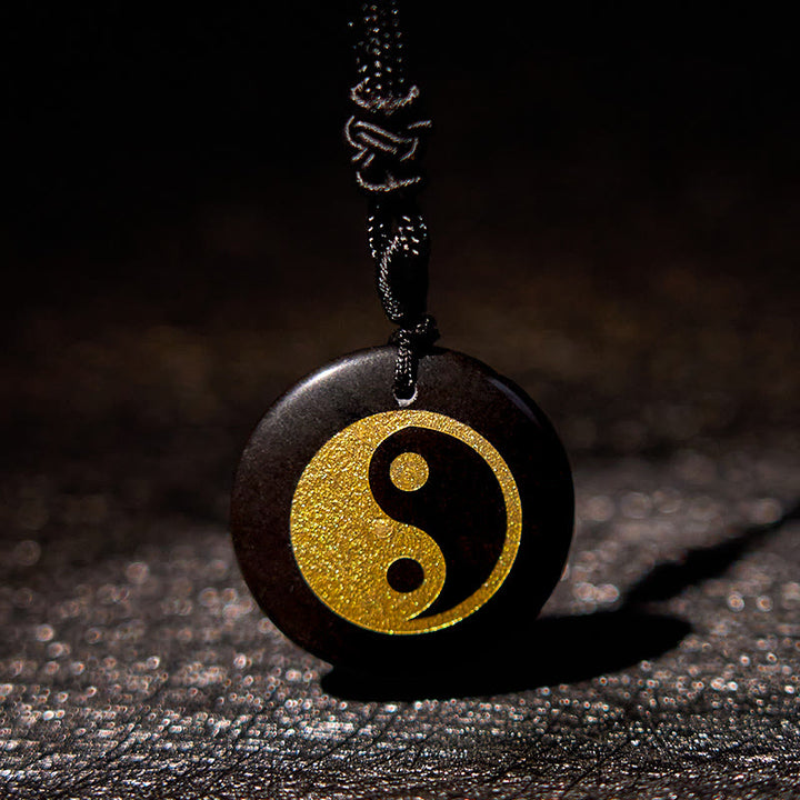 Buddha Stones, varios cristales, amatista, ojo de tigre, Aventurina verde, Yin Yang, collar espiritual, colgante