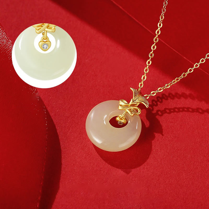 Colgante de plata de ley 925 con Buddha Stones, collar de prosperidad con flor de clavel de Jade Hetiano Natural