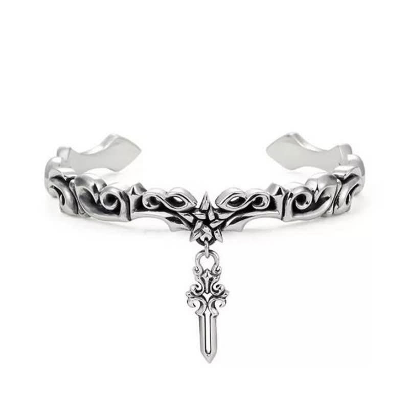 Pulsera de equilibrio de cobre con patrón trenzado trenzado estilo vikingo con Buddha Stones