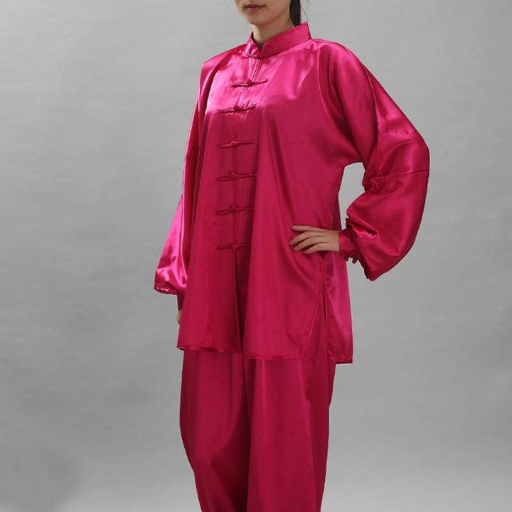 Conjunto de ropa unisex con patrón simple de Buddha Stones para meditación, oración, espiritualidad, tai chi, qigong y práctica - Rojo indio - 2XL- APTO PARA US./ UK/AU/ EU- XL - image 27