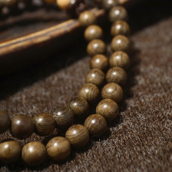 Pulsera Mala con dije de protección de sándalo tibetano - image 12
