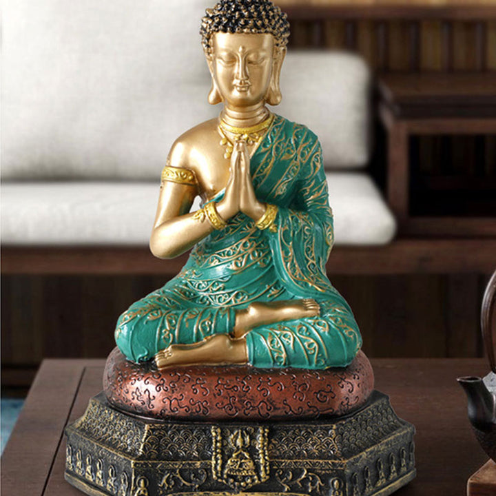 Decoración de estatua de resina de compasión de Buda de Buddha Stones de Buda