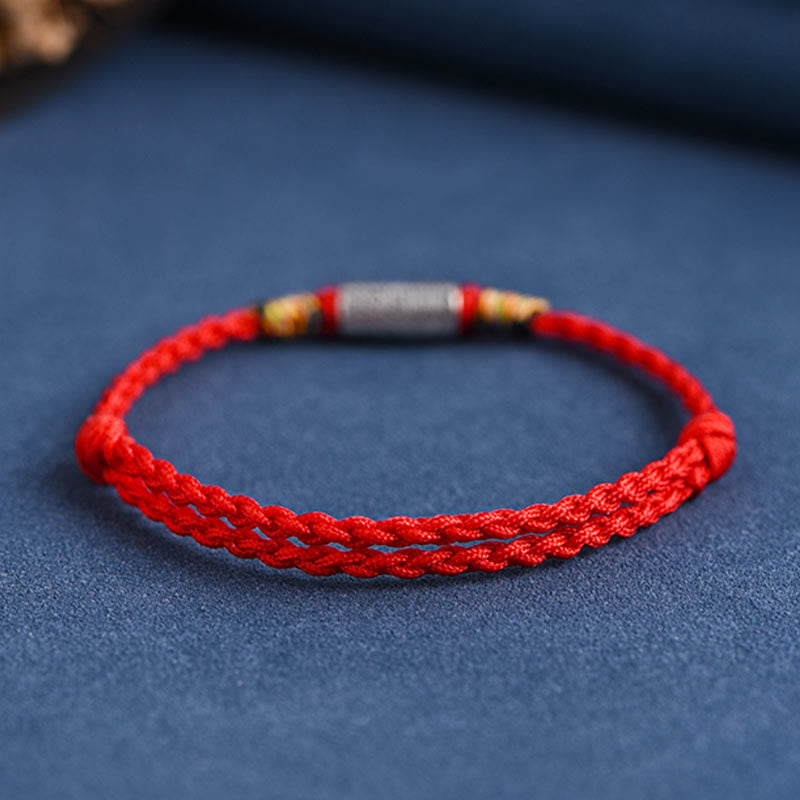 Pulsera tobillera de plata de ley 925 hecha a mano con Buddha Stones, todo va bien, diseño de protección y resistencia - image 6