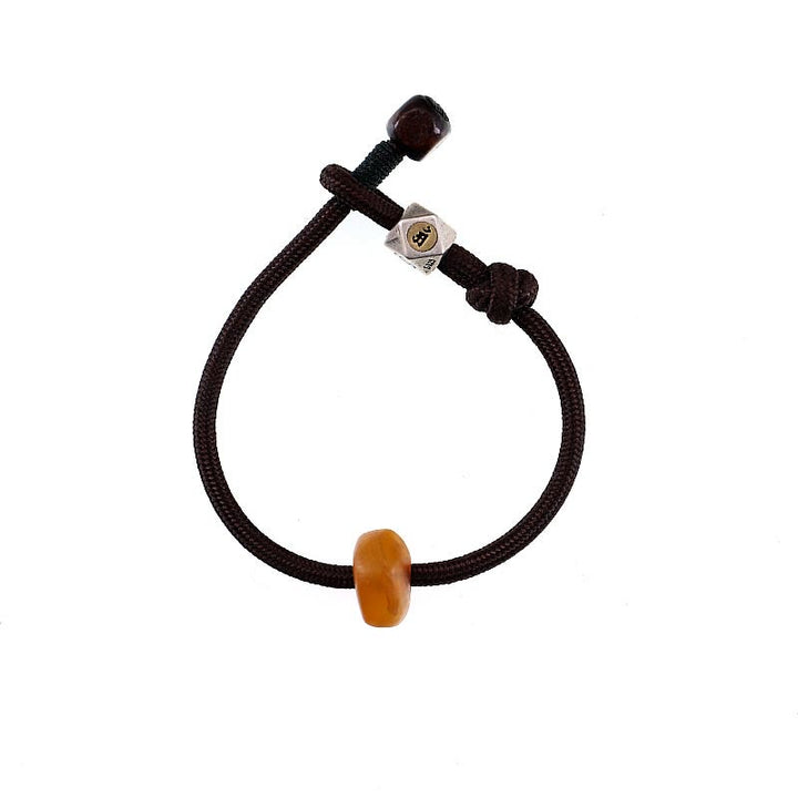 Pulsera de ansiedad transparente con Buddha Stones , Plata de Ley 925, zodíaco chino, Buda natal, ámbar Natural - image 11