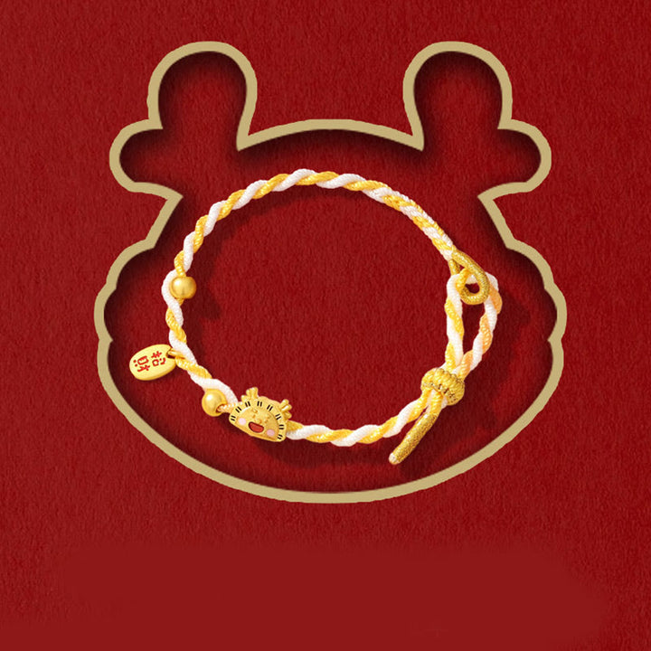 ❗❗❗Una oferta flash: pulsera trenzada con Buddha Stones de plata de ley 925 con diseño de bola de masa del año del dragón que atrae la suerte y la fortuna
