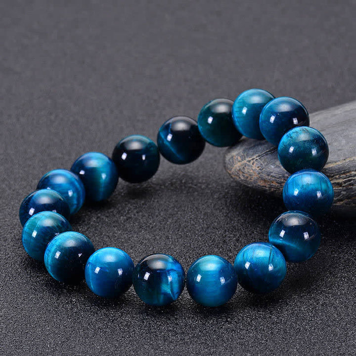 Pulsera de protección de ojos de tigre azul con Buddha Stones - image 8