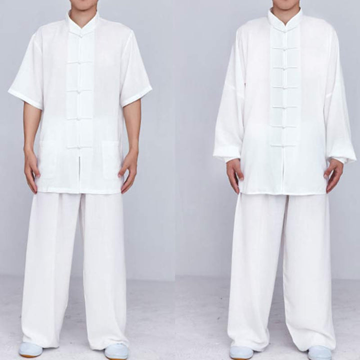 Conjunto de ropa unisex con bordado de Buddha Stones para meditación, oración zen, práctica espiritual de tai chi y qigong - image 23