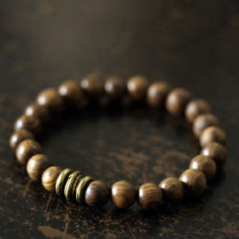 Pulsera de protección de sándalo tibetano con Buddha Stones - image 2