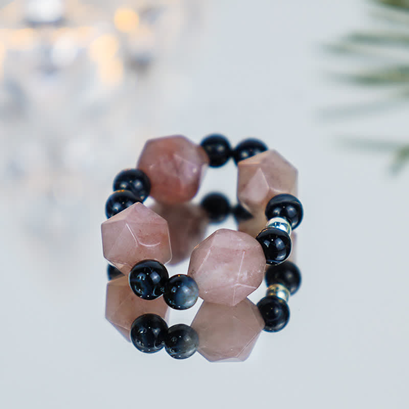 Anillo de la suerte del equilibrio del símbolo de Yin Yang