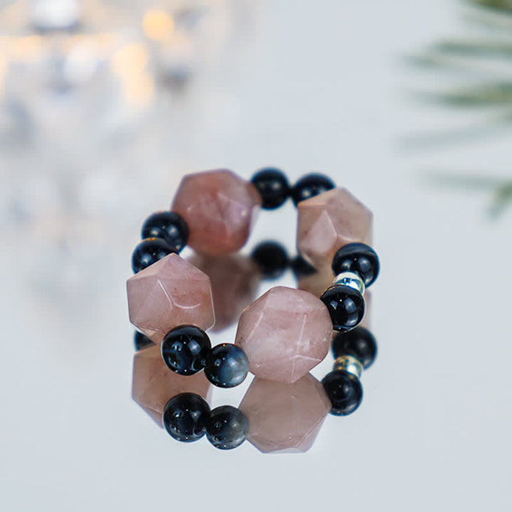 Anillo de la suerte del equilibrio del símbolo de Yin Yang