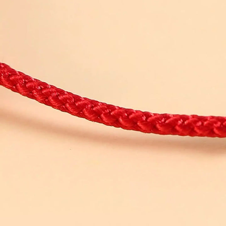 Pulsera trenzada de la suerte del zodíaco chino, hecha a mano, de plata de ley 999 con Buddha Stones, año del dragón