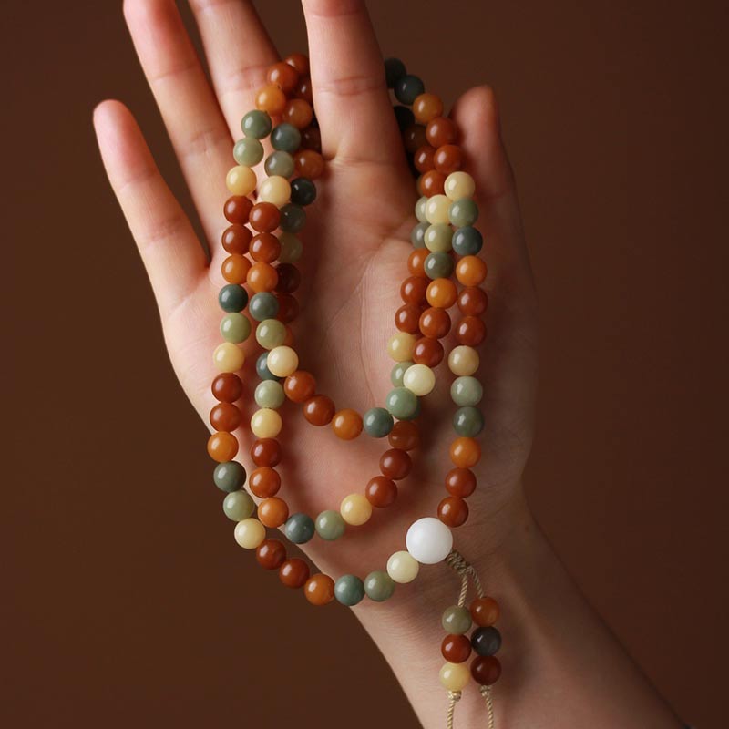Pulsera de sabiduría de armonía de Mala de semillas de Bodhi de Buddha Stones