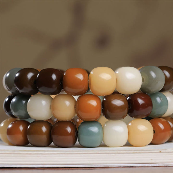 Buddha Stones con semillas de Bodhi multicolor para mantener alejados a los malos espíritus