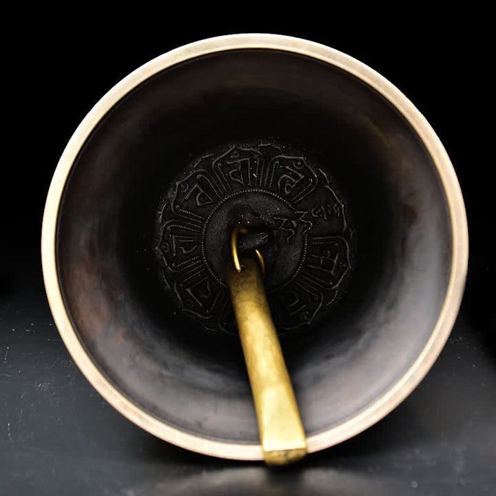 Campana de viento tibetana con grabado de Buda, dragón, campana de cobre, decoración colgante de pared de la suerte - image 5