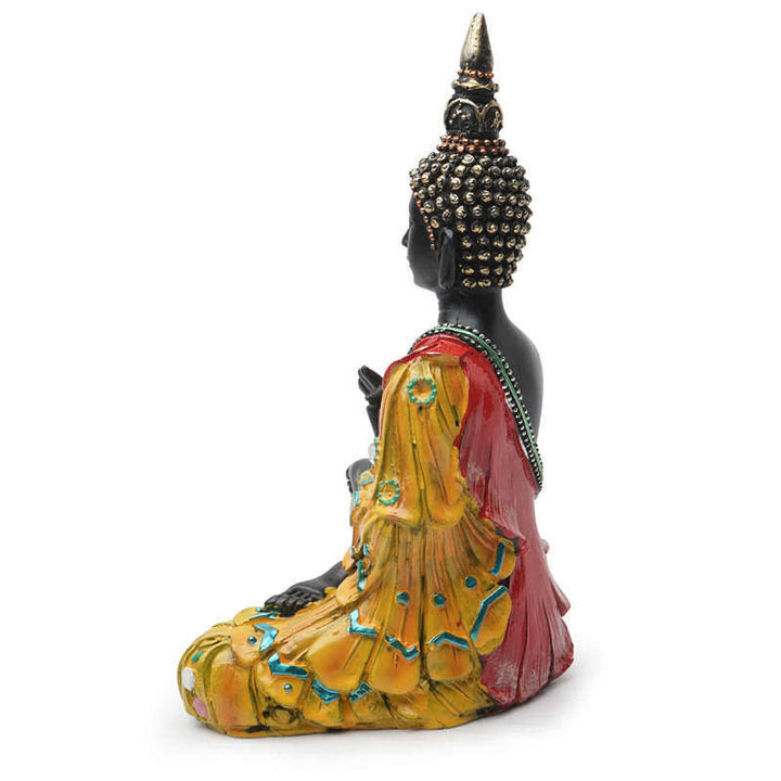 Decoración de estatua de resina de serenidad de Buda tailandés