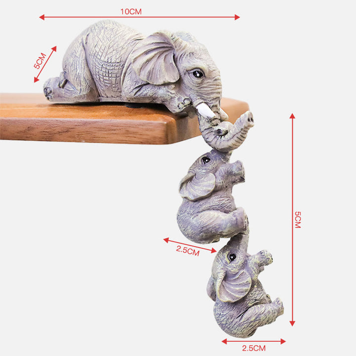 Buddha Stones , 3 uds., figuras de elefante Feng Shui, figura de riqueza, decoración del hogar