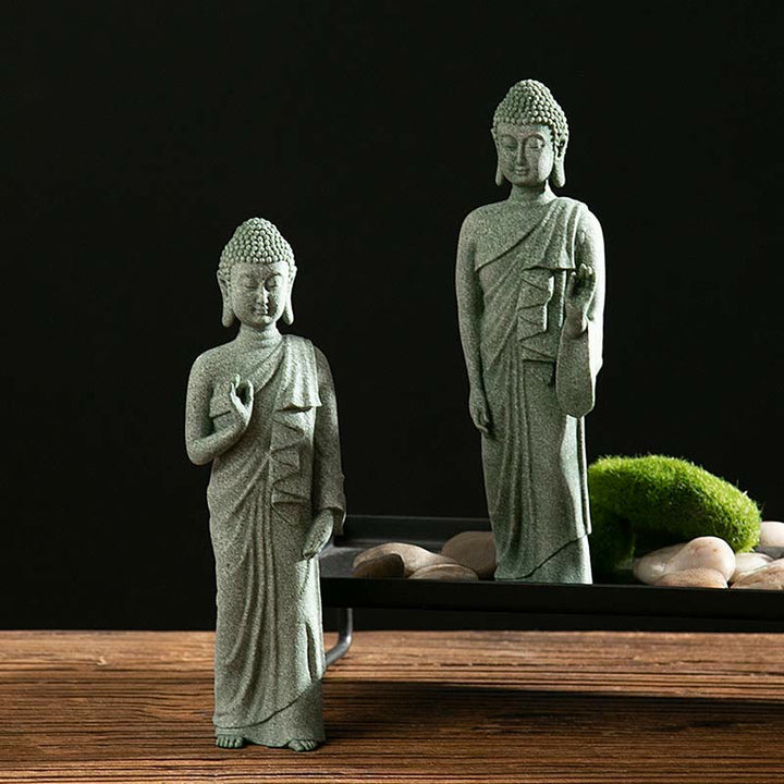 Estatua tibetana de meditación, contemplación, Buda, serenidad, compasión, decoración