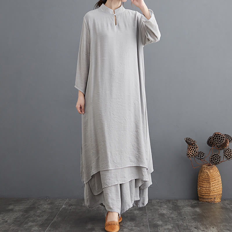 Conjunto de ropa para mujer con estampado sencillo de Buddha Stones para meditación, oración, práctica espiritual zen y yoga. - image 16
