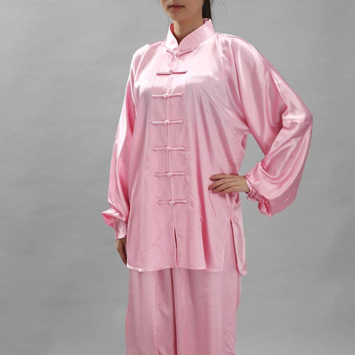 Conjunto de ropa unisex con patrón simple de Buddha Stones para meditación, oración, espiritualidad, tai chi, qigong y práctica - rosa claro - 2XL- APTO PARA US./ UK/AU/ EU- XL - image 18