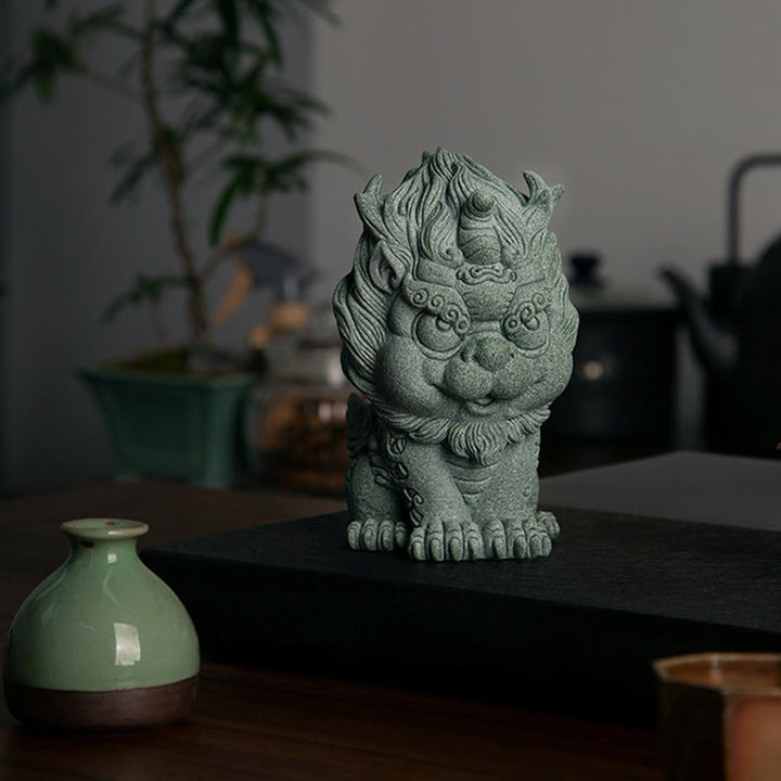 Buddha Stones FengShui pequeño PiXiu riqueza suerte decoración del hogar
