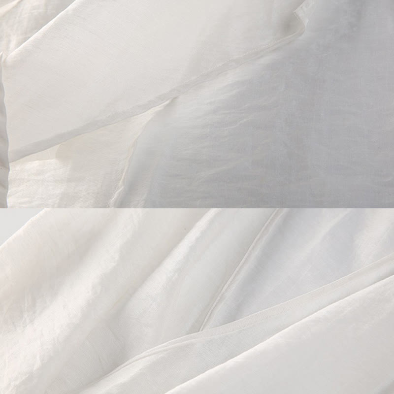 Buddha Stones Blanco Simple Patrón Beige Meditación Espiritual Zen Práctica Ropa de Yoga Ropa de Mujer - image 6