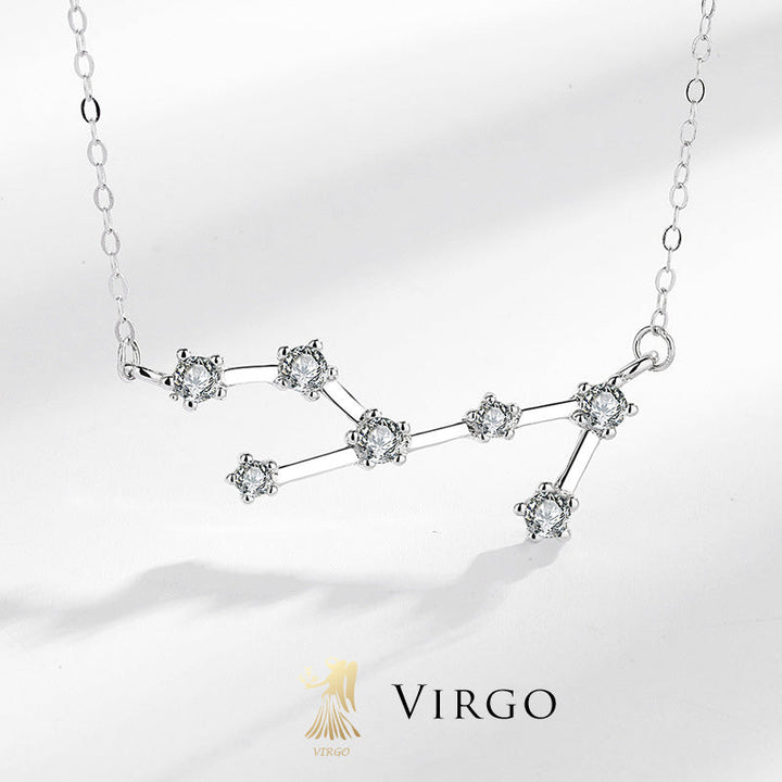 Colgante de plata de ley 925 con Buddha Stones , 12 constelaciones del zodíaco, astrología, bendición - Virgo - image 24