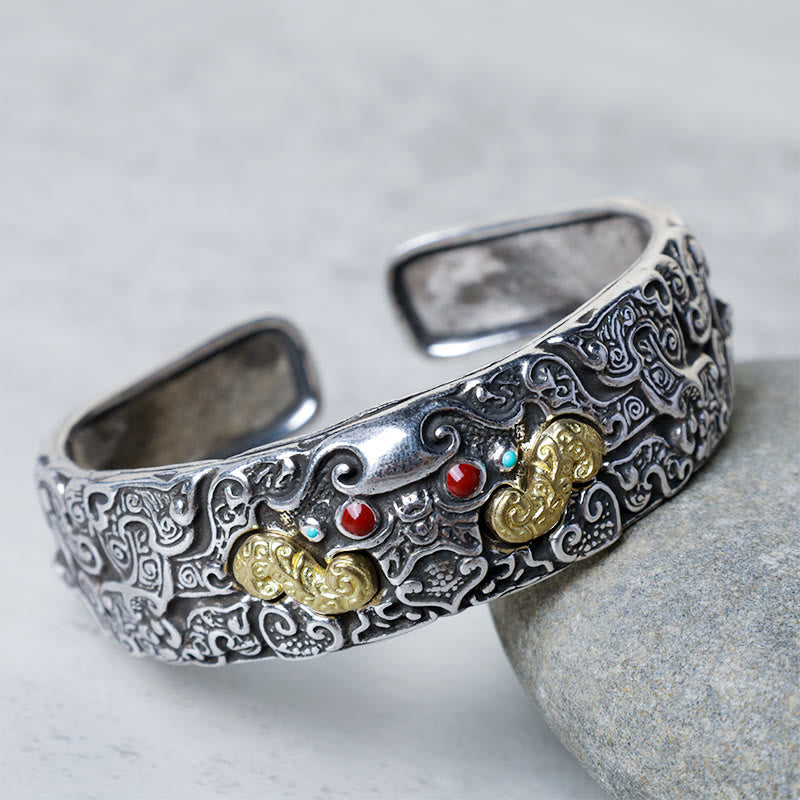 Pulsera de bendición PiXiu con grabado FengShui de Buddha Stones