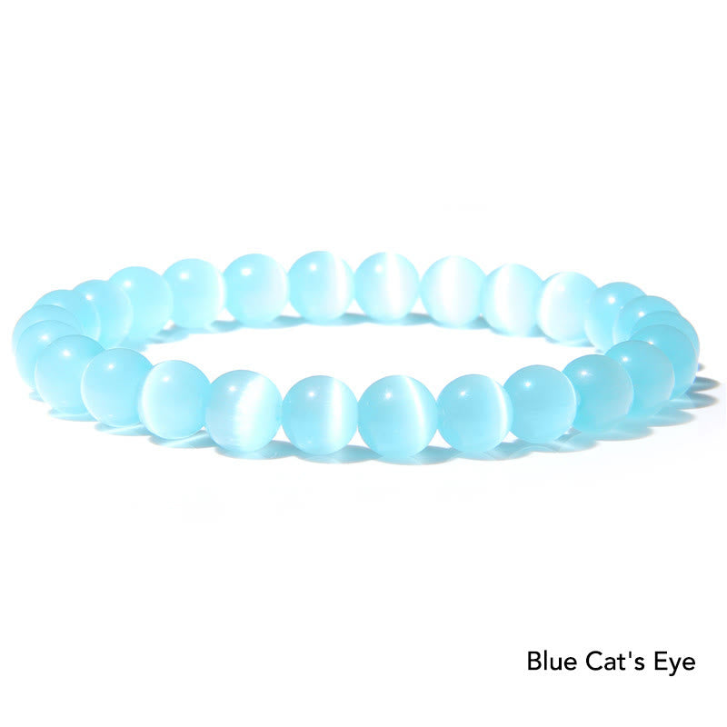Pulsera con cuentas de equilibrio de cristal de piedra de ágata natural
