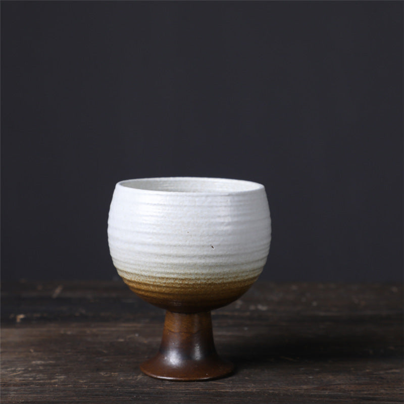 Taza de café y vino de cerámica con diseño de copa de pequeña capacidad con Buddha Stones, taza de café y té, 170ml