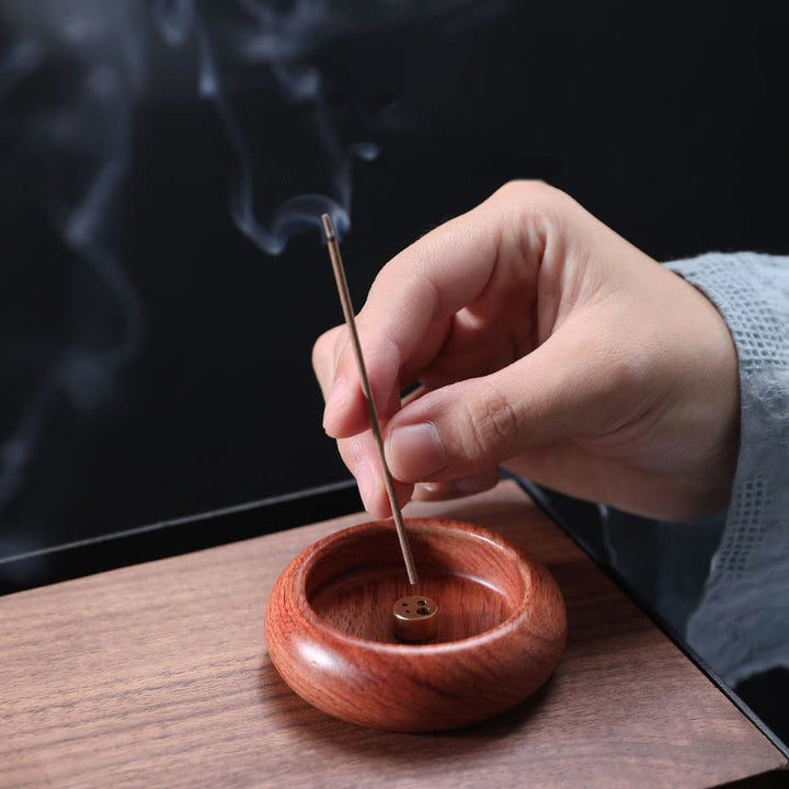 Buddha Stones Mini madera de ébano, palisandro, palo curativo para meditación, decoración de quemador de incienso - Palosanto 6,6*2cm - image 6