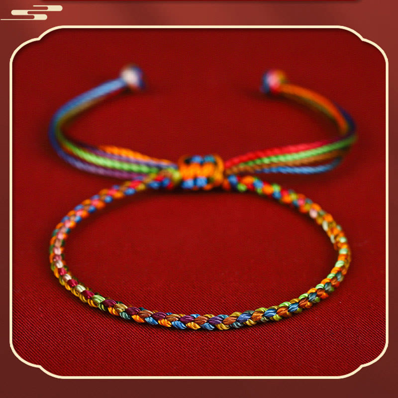 Buddha Stones &quot;Que todos tus deseos se hagan realidad&quot; Pulsera Suerte Multicolor