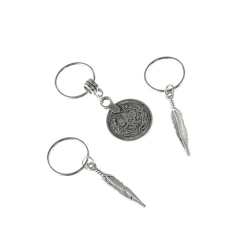 Buddha Stones, hojas antiguas, monedas, cuentas, pasador, horquillas, decoración