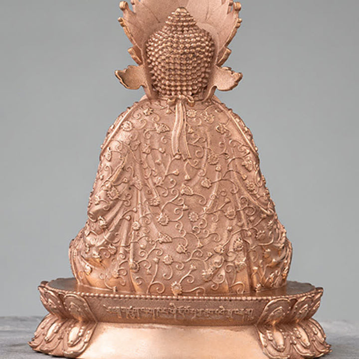 Estatua de cobre hecha a mano de la compasión de la estatuilla de Buda Shakyamuni Decoración