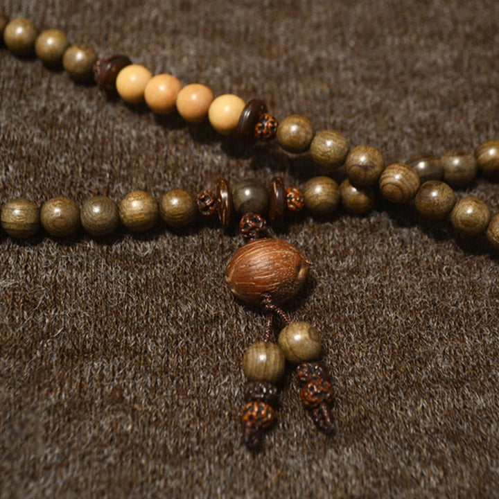 Pulsera Mala con dije de protección de sándalo tibetano - image 3