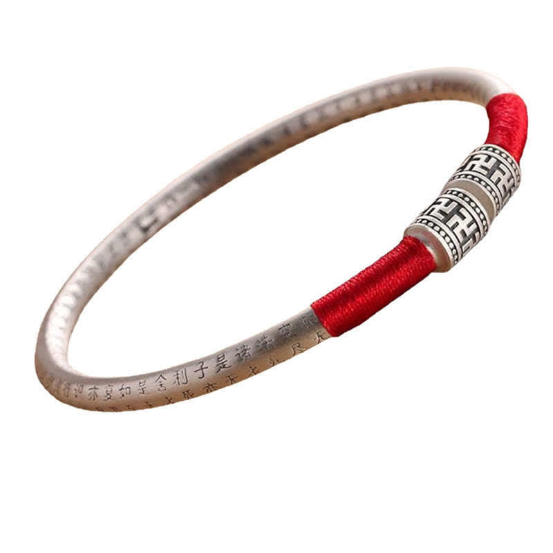 Buddha Stones Tíbet Om Mani Padme Hum Suerte Pulsera de Hilo Rojo Brazalete