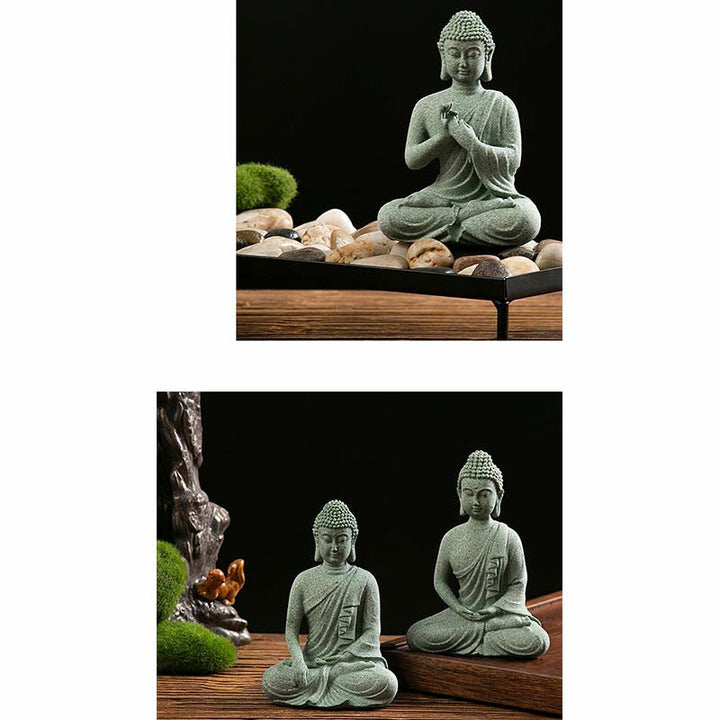 Estatua tibetana de meditación, contemplación, Buda, serenidad, compasión, decoración