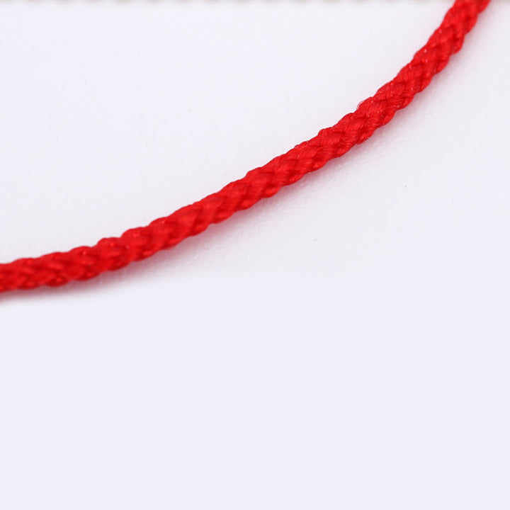 Pulsera de cadena de hilo rojo con Buddha Stones , Plata de Ley 925, que cambia de color, protección de la suerte del zodiaco chino - image 30