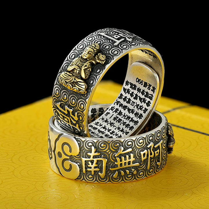 Anillo ajustable de la suerte de la riqueza de Buda Natal del zodiaco chino de Buddha Stones de Buda