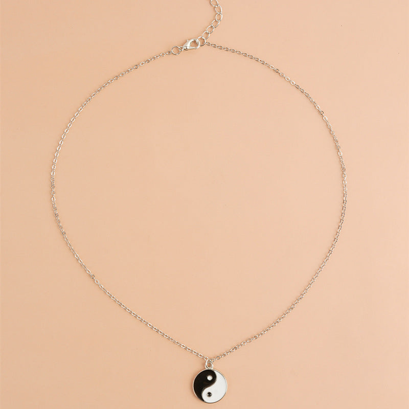 2 piezas colgante de collar de equilibrio de armonía Yin Yang - image 3