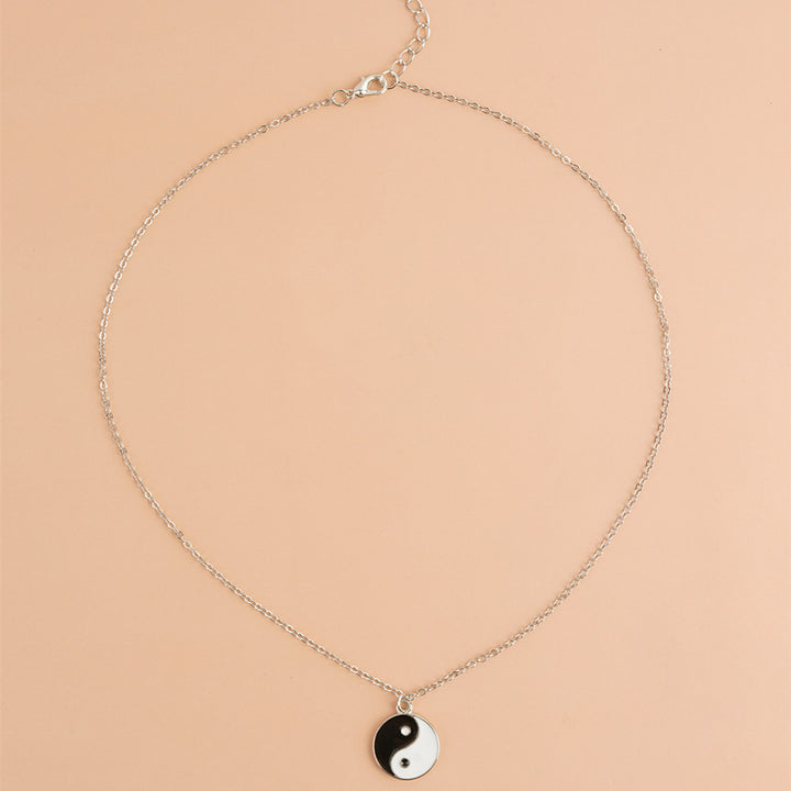 2 piezas colgante de collar de equilibrio de armonía Yin Yang - image 3