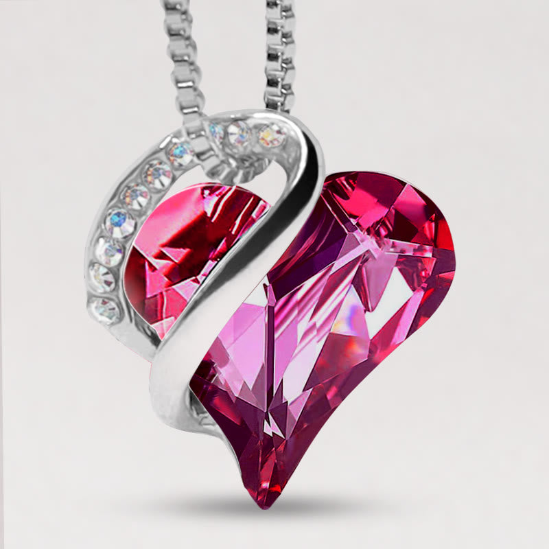 Colgante de collar de energía curativa con piedra natal de corazón de amor de Buddha Stones