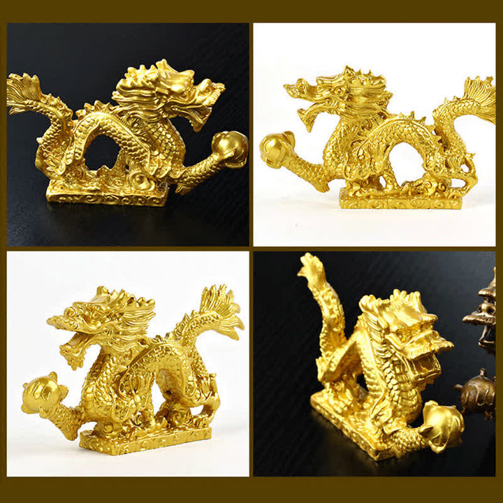 ❗❗❗Una venta flash: Buddha Stones Feng Shui Dragón Auspicioso Nube Riqueza Suerte Decoración