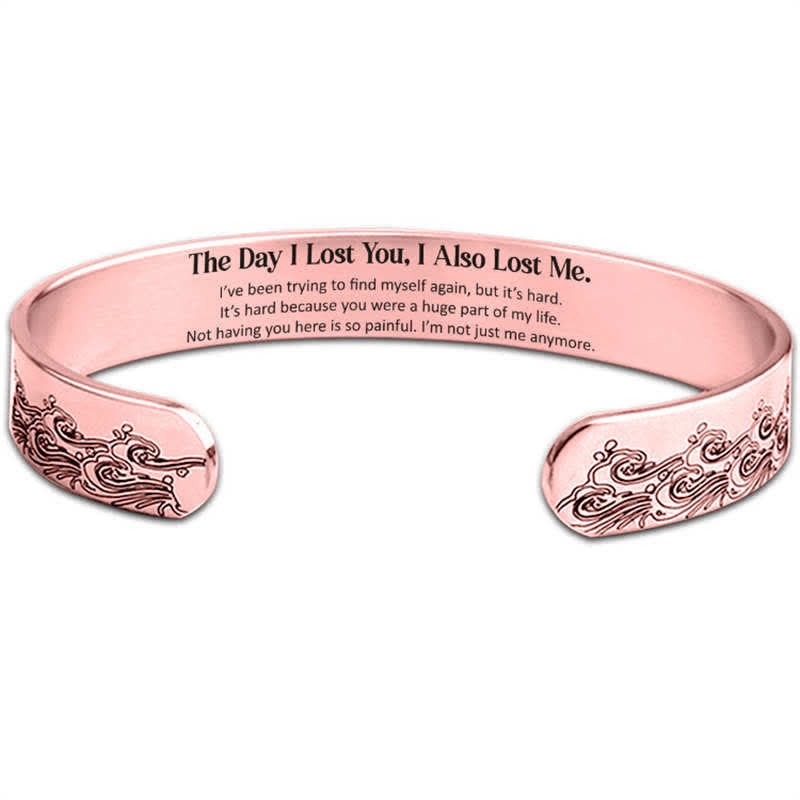 Brazalete de pulsera de armonía conmemorativa del día que te perdí