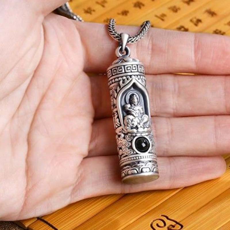 Colgante de collar de prosperidad de proyección de Buda natal del zodiaco chino - image 9