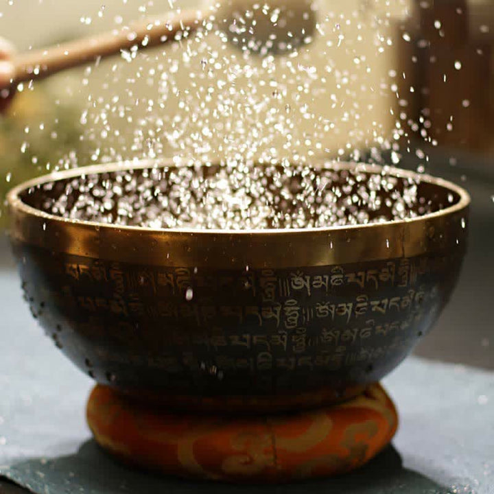 Juego de cuencos tibetanos Sutra hechos a mano para la sanación y la meditación. Energía positiva. - image 1