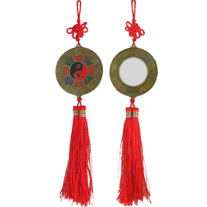 Feng Shui Bagua Mapa Chino Anudado Armonía Energía Mapa Espejo - Mapa Bagua redondo de 7 cm - image 6